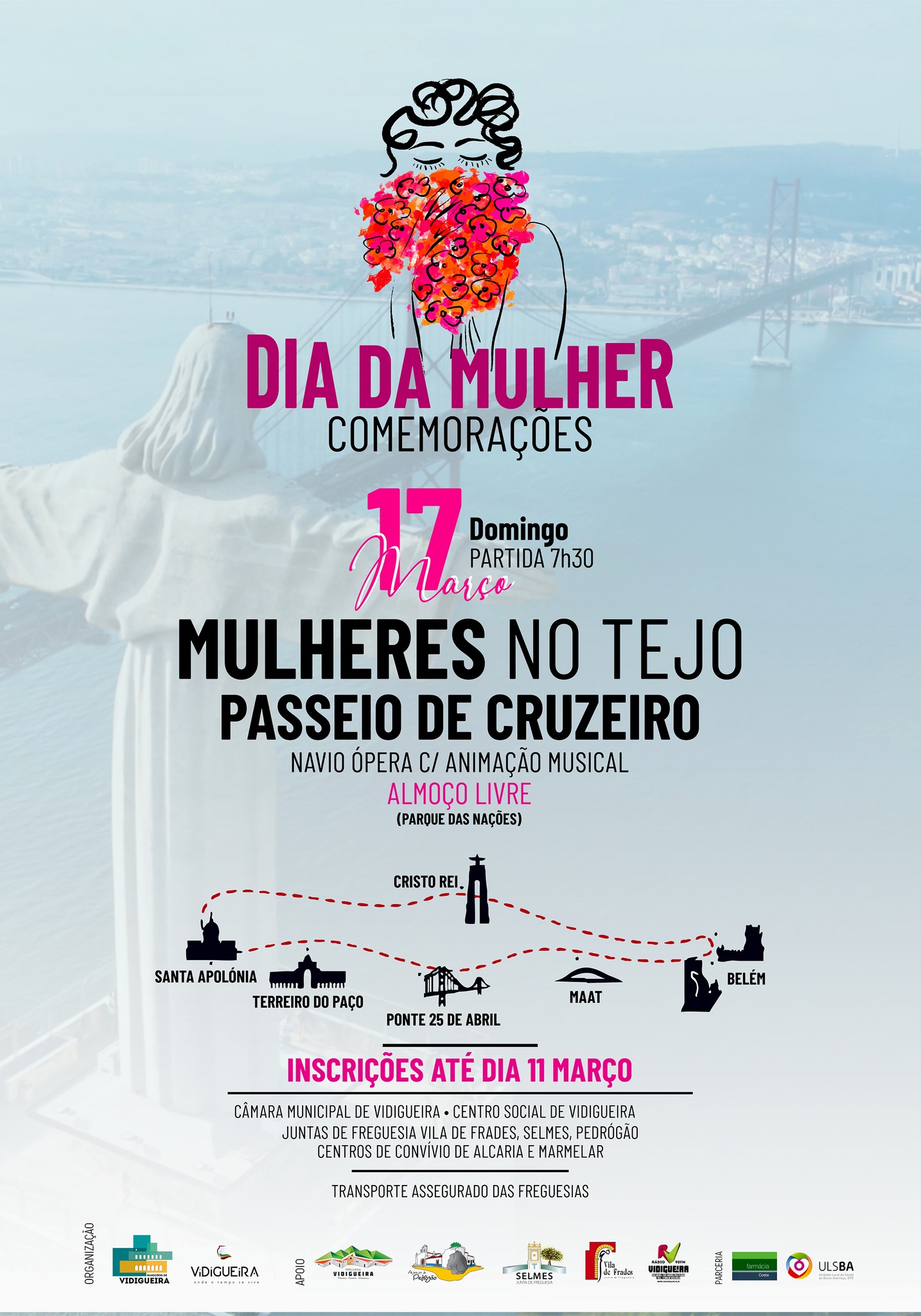 Dia Internacional da Mulher - Cruzeiro no Tejo