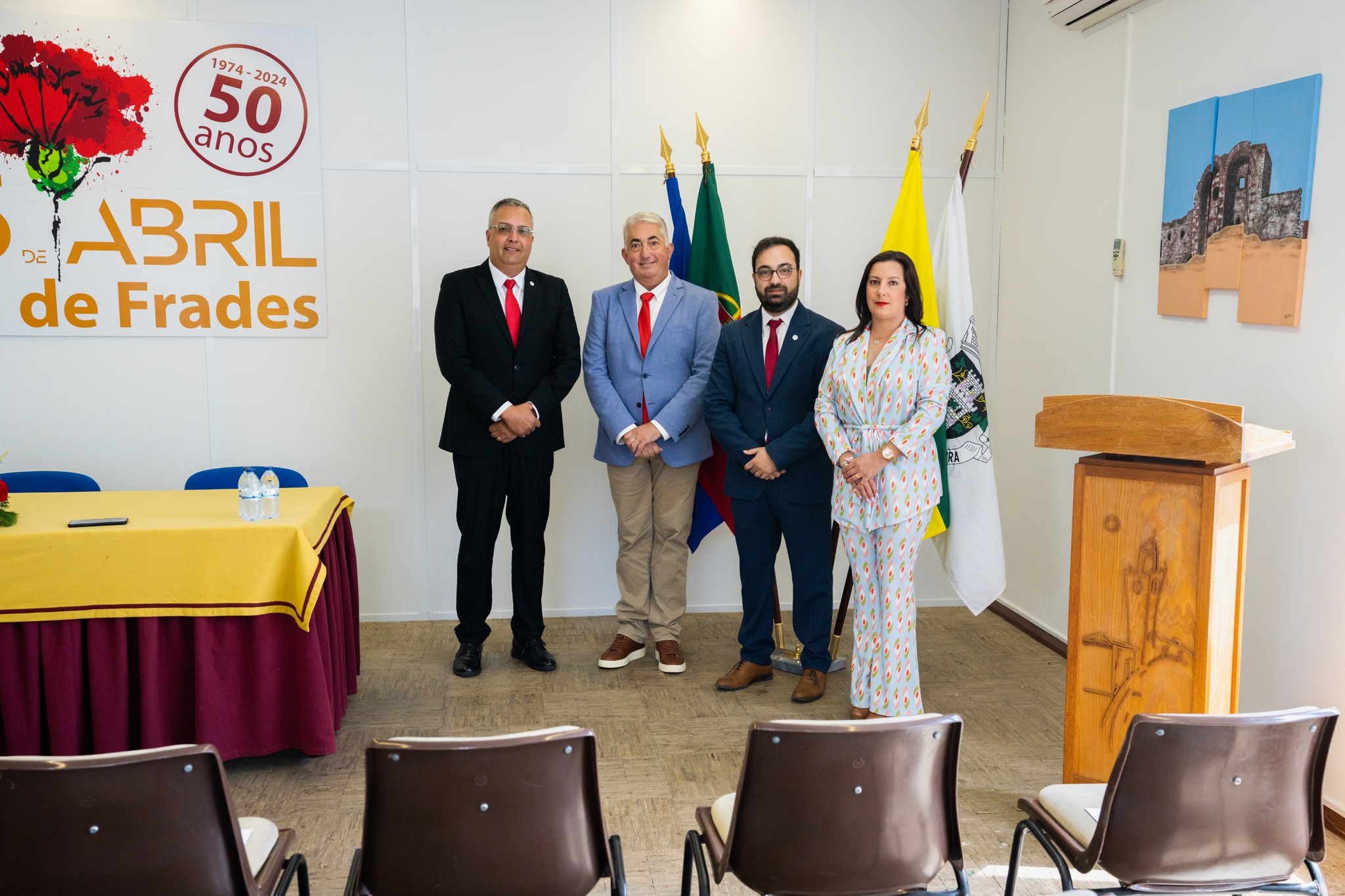 Comemorações dos 50 Anos do 25 de Abril | Sessão Solene da Assembleia de Freguesia | Homenagem aos Ex-Presidentes de Junta Democraticamente Eleitos