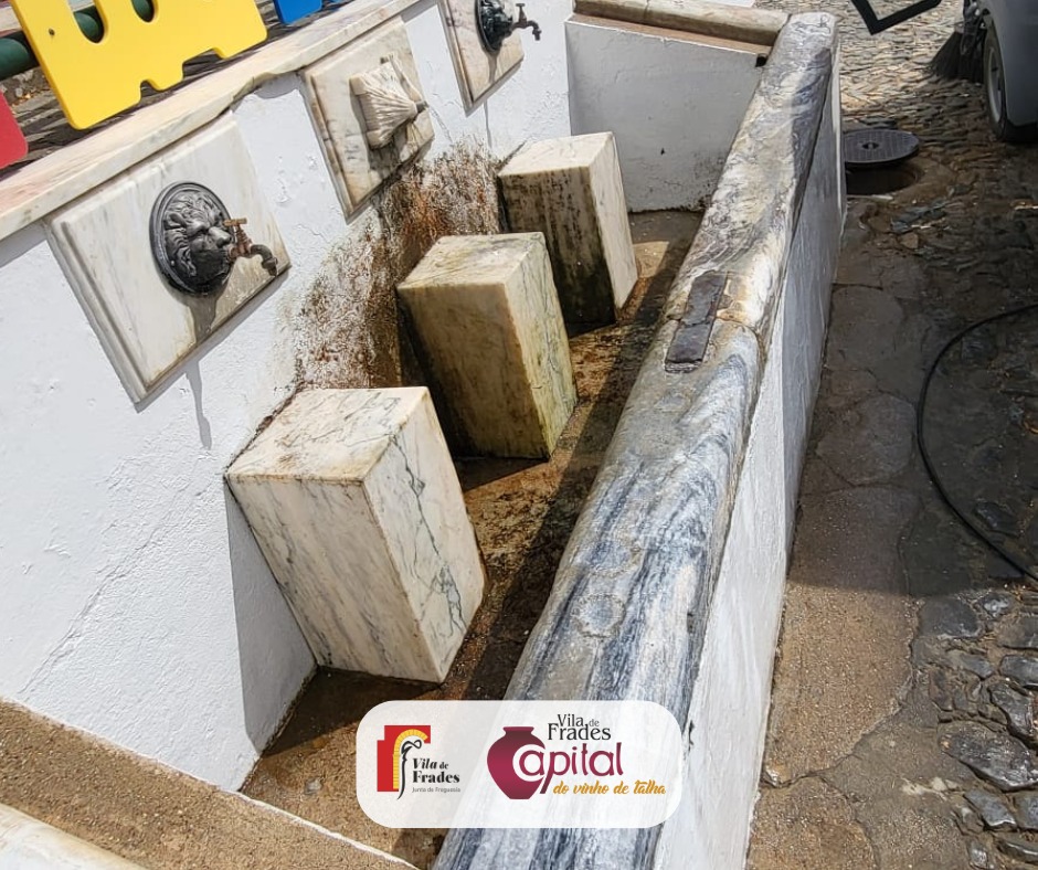 Limpeza e Manutenção dos Chafarizes da Vila