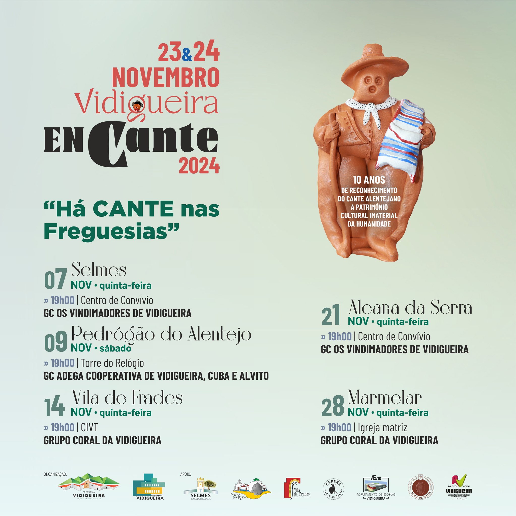 Vidigueira EnCante: Há Cante nas Freguesias Vidigueira EnCante: Há Cante nas Freguesias