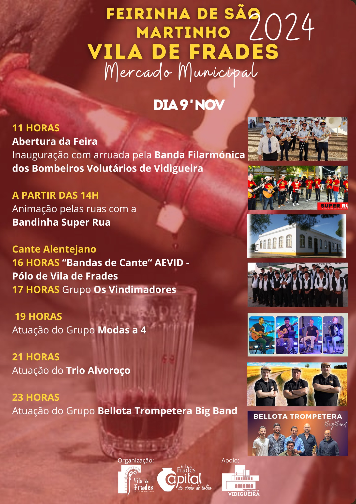 Feirinha de São Martinho: Programa do Dia de Abertura