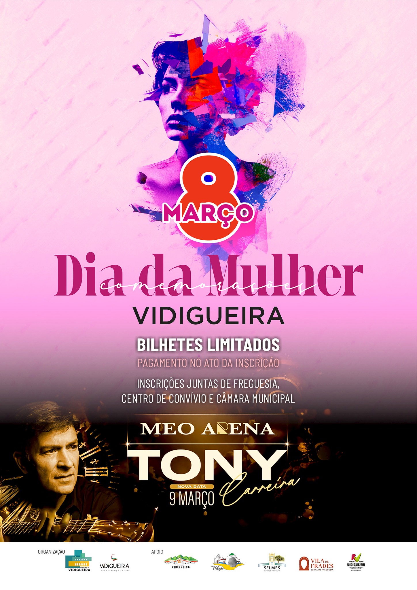 Dia da Mulher: Concerto Tony Carreira Dia da Mulher: Concerto Tony Carreira