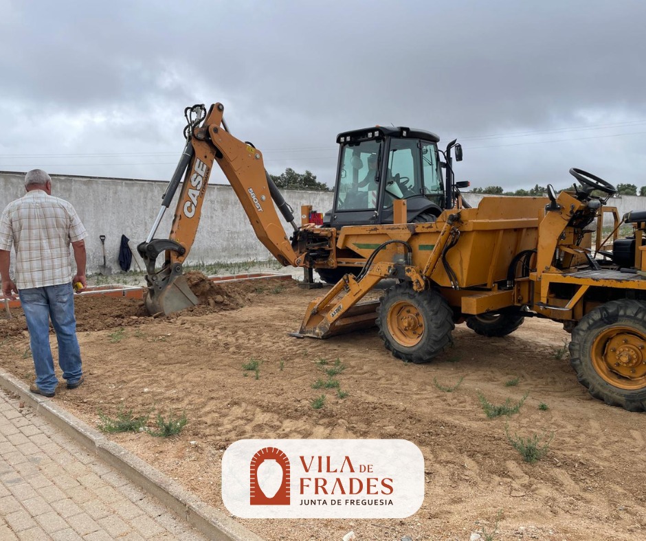 Obras no Cemitério de Vila de Frades Obras no Cemitério de Vila de Frades