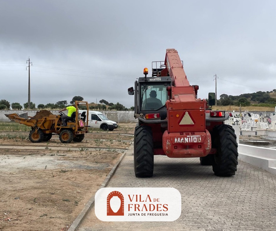 Obras no Cemitério de Vila de Frades Obras no Cemitério de Vila de Frades