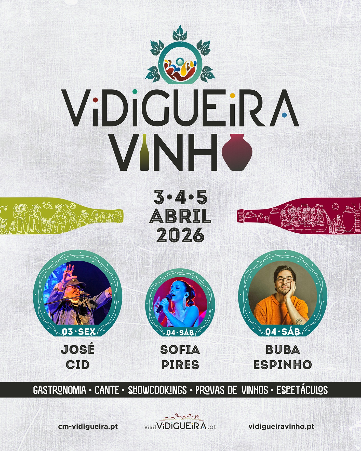 Vidigueira Vinho 2026: 3, 4 e 5 de Abril