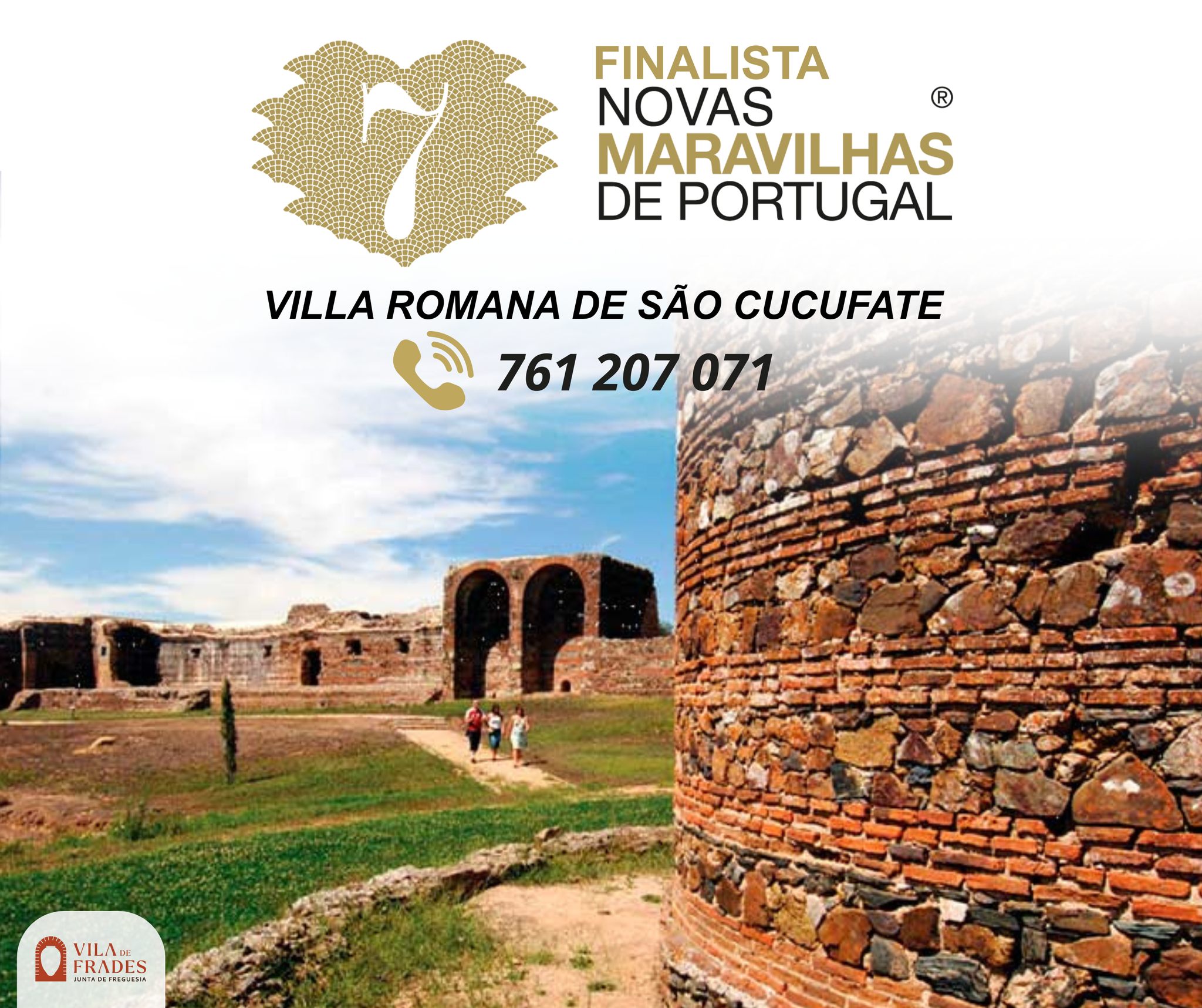 Vila Romana de São Cucufate entre as Finalistas para a Eleição das Novas 7 Maravilhas de Portugal