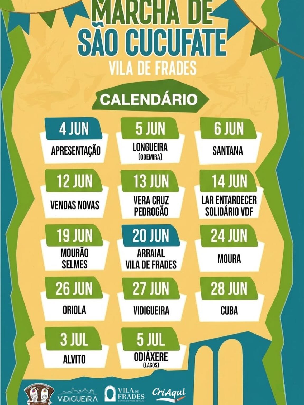 Acompanhe a Marcha de São Cucufate