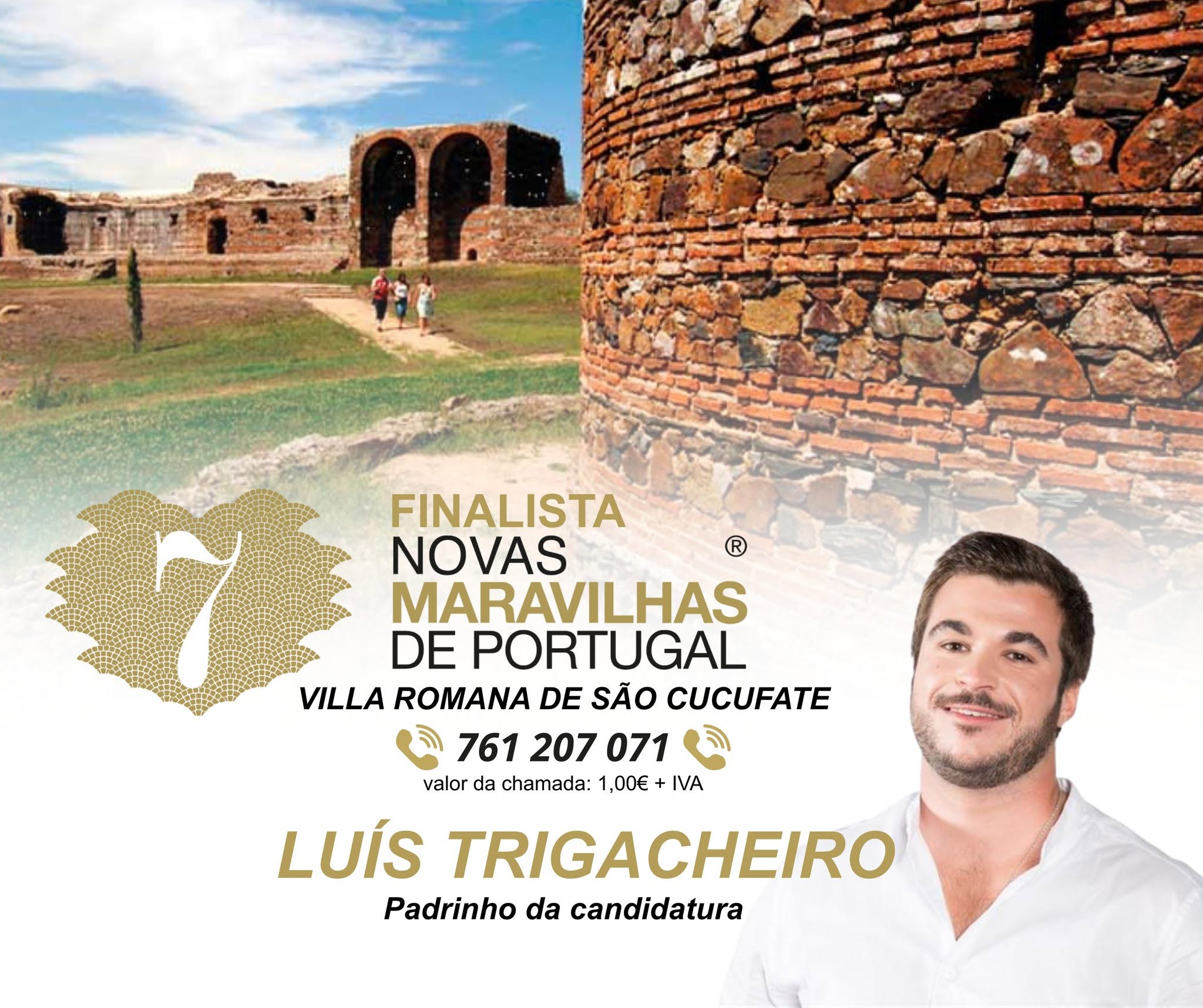 Luís Trigacheiro Apadrinha a Candidatura de São Cucufate às Novas 7 Maravilhas de Portugal