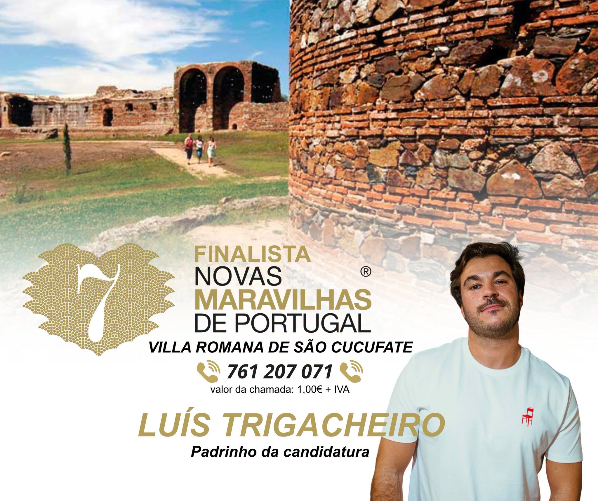 Junta de Freguesia de Vila de Frades Congratula-se Com Passagem de São Cucufate à Final Regional das Novas 7 Maravilhas de Portugal