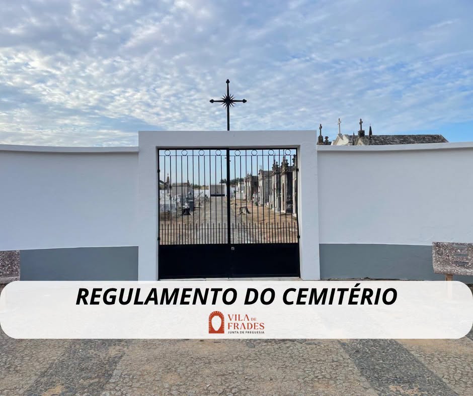 Novo Regulamento do Cemitério de Vila de Frades