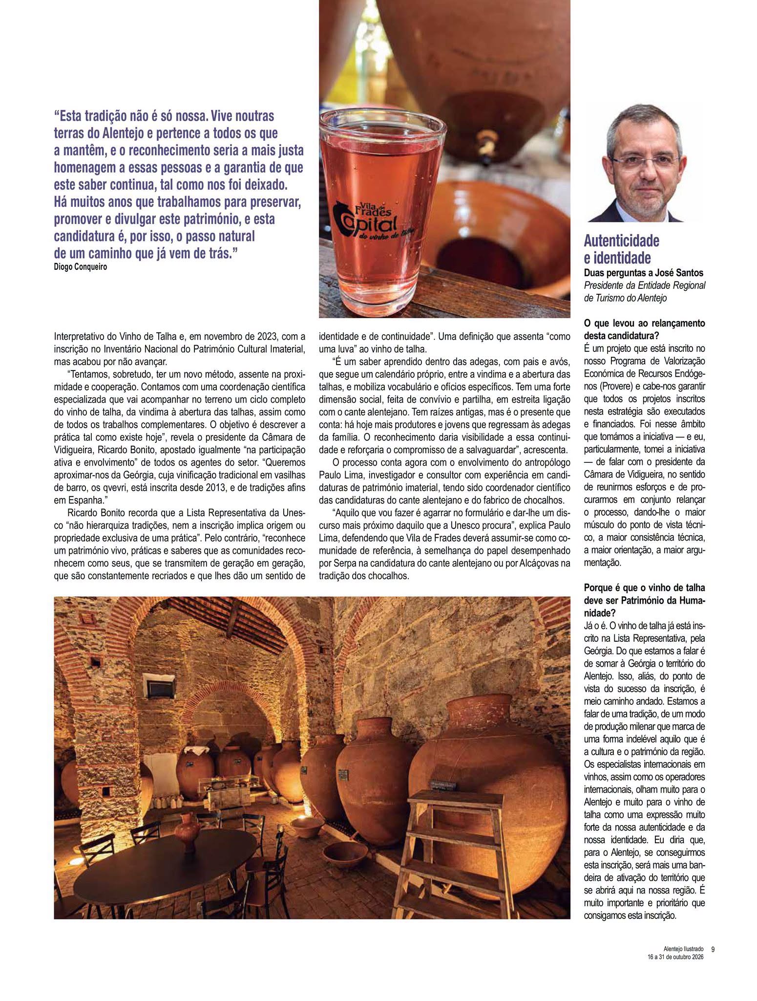 Entrevista Alentejo Ilustrado | Edição n.º 39 - Ano IV - 16 a 31 de Outubro 2026